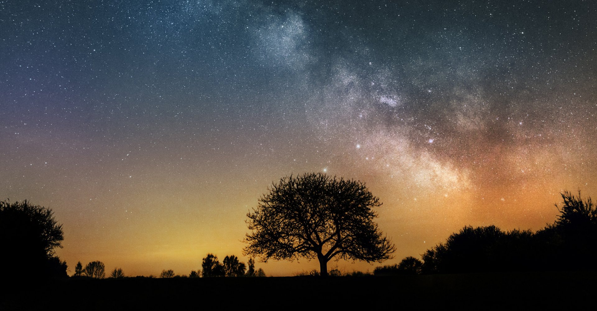 Nachthimmel über dem Sankt Wendeler Land