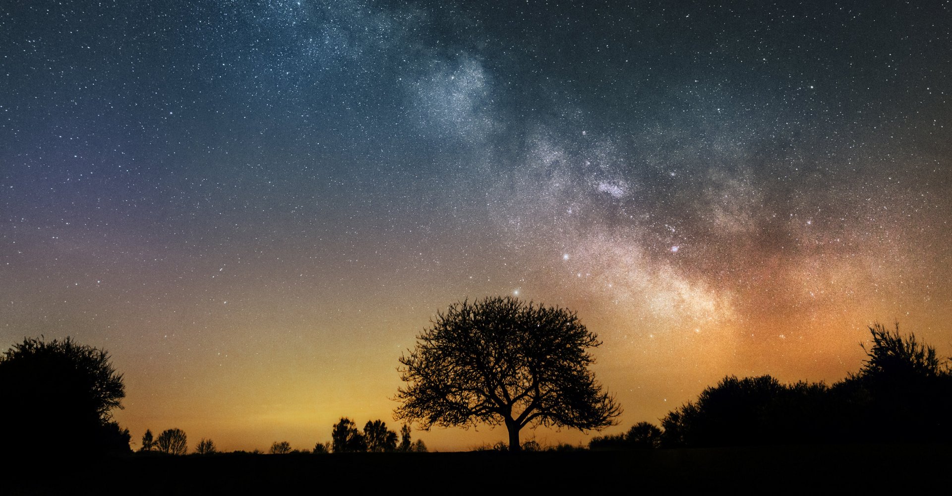 Nachthimmel über dem Sankt Wendeler Land