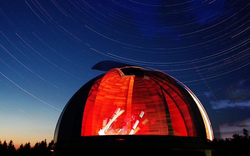 Die Kuppel der Sternwarte.
